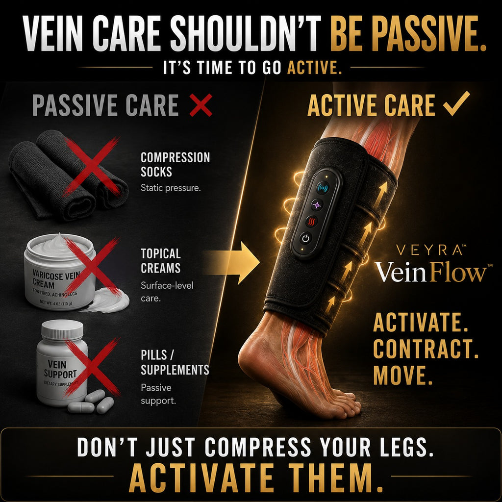 VEYRA™ VeinFlow™ — The At-Home Active Vein Therapy™ System
